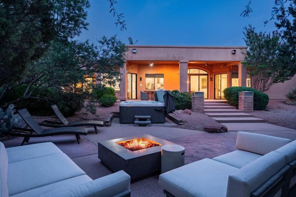 Amazing Luxury Home With Hot Tub & Views Sedona Exterior foto
