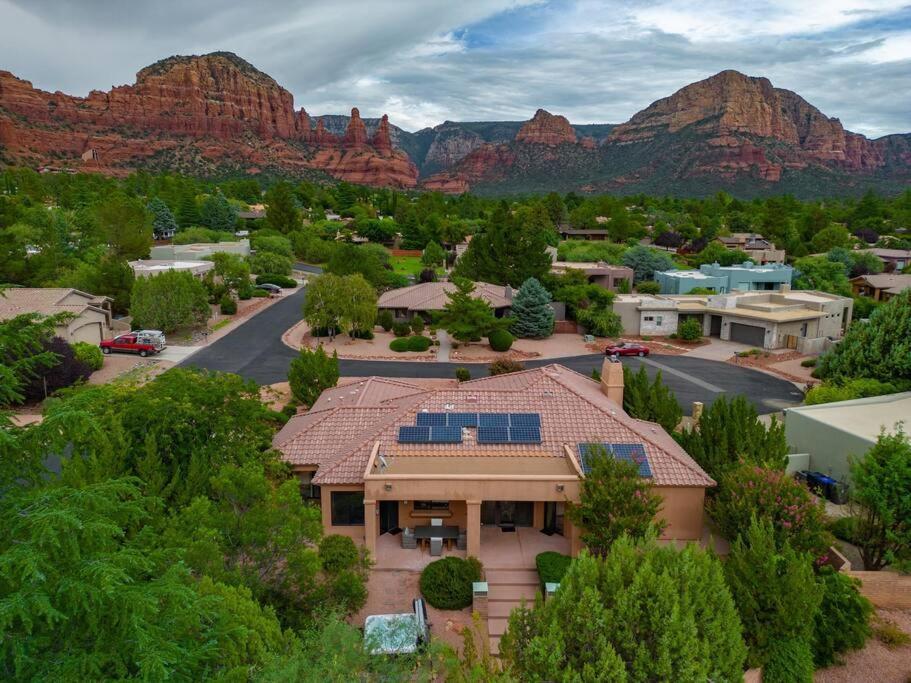Amazing Luxury Home With Hot Tub & Views Sedona Exterior foto